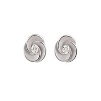 Ohrringe Annamaria Cammilli Dame Desert Rose in Weißgold Diamante 0.12 Ct GOR3232W - GOR3232W